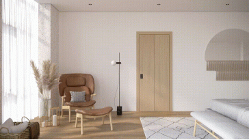 Folding door system COMPACK LIVING 90