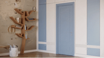 Folding door system ERGON LIVING S40