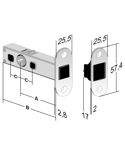 Furniture Bonaiti Mod. L66T (passage)