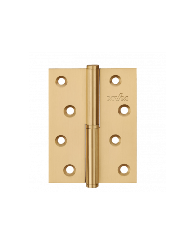 Hardware МВМ Non-mortise hinges H-100, satin brass