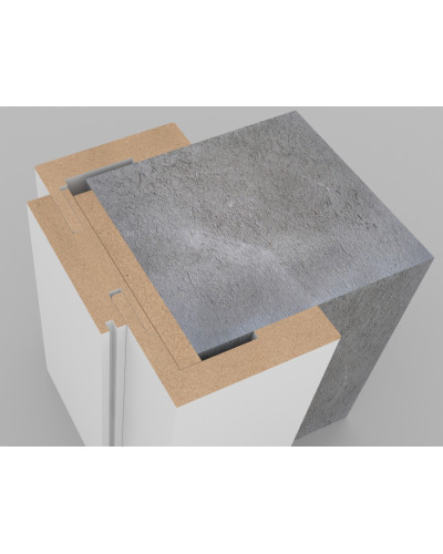 Frame Dooris Fit-Comfort frame 4.5 in (115-135 mm) with with front and back casings