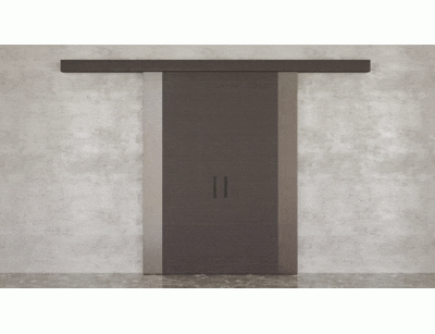 Sliding Hardware Villes Fitting set for double sliding doors up to 220 lbs/100 kg