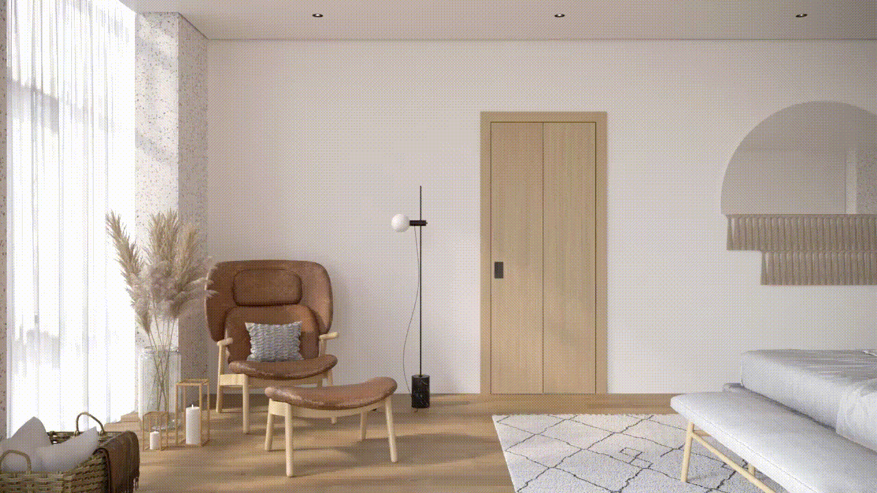 Folding door system COMPACK LIVING 90